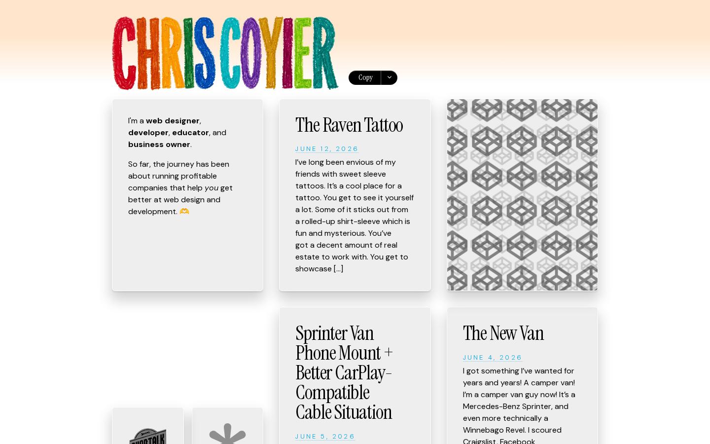 Chris Coyier — ranked #1