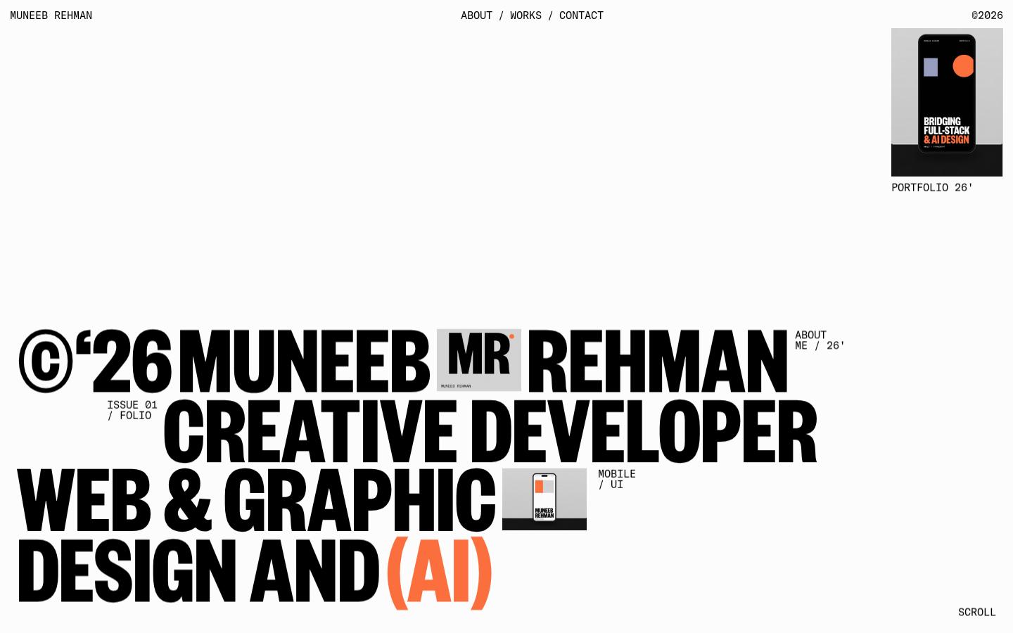 Screenshot of muna-portfolio-2k26.vercel.app