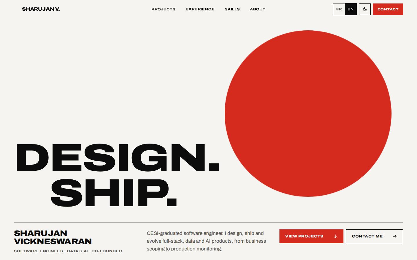 Screenshot of sharujanvickneswaran.com