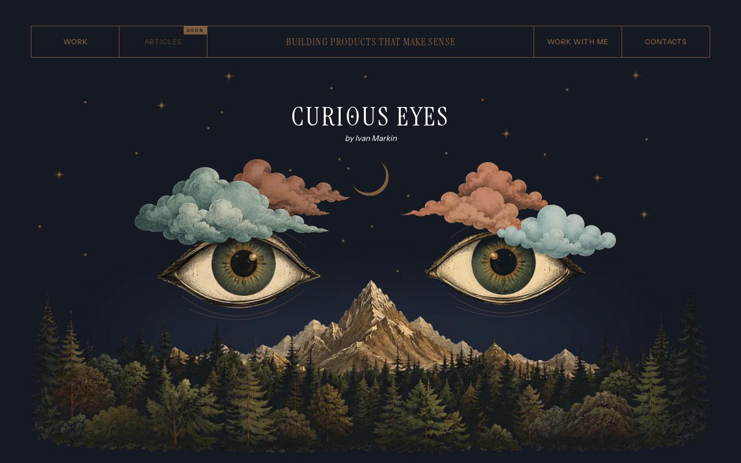 Screenshot of curiouseyes.tech
