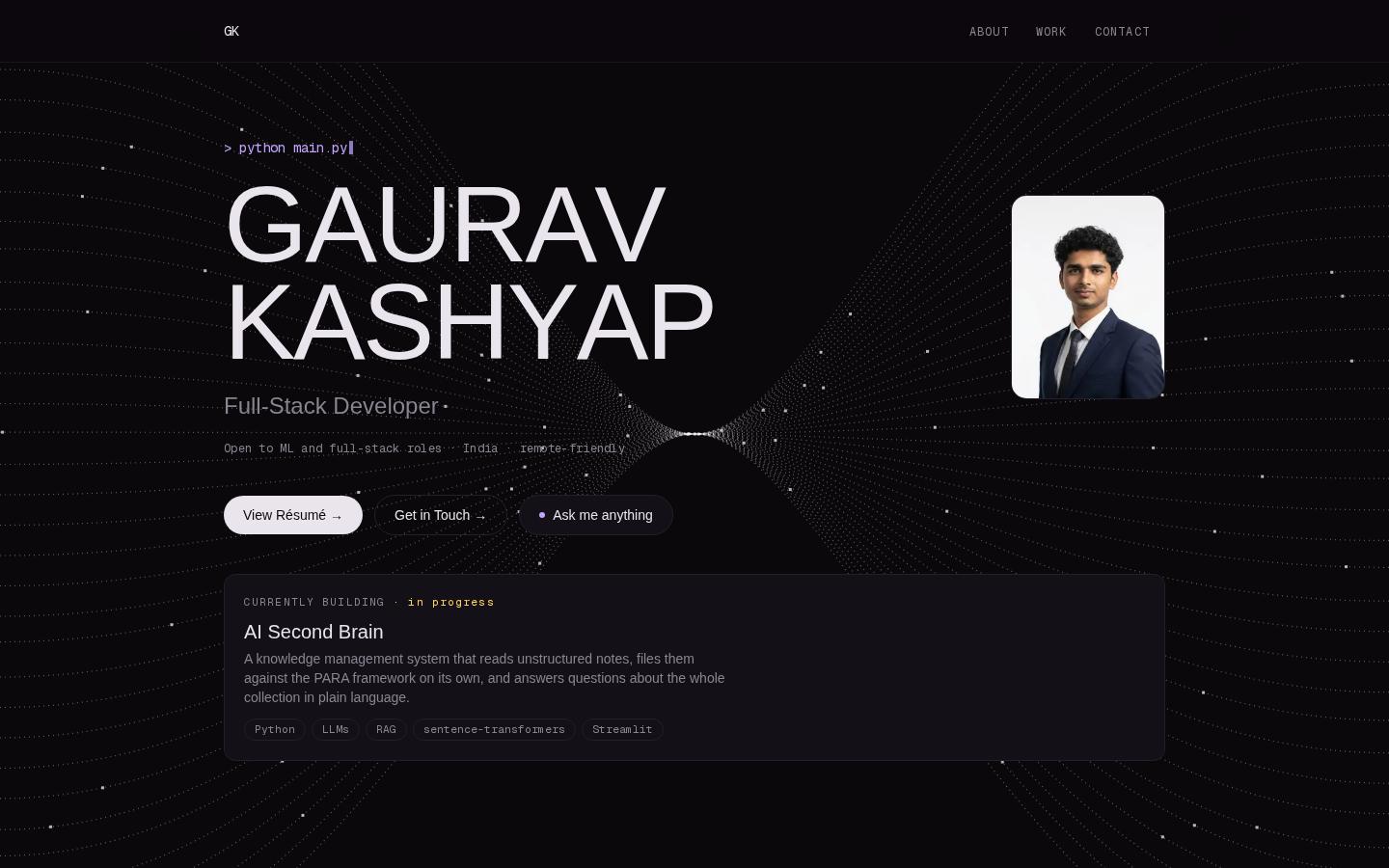 Screenshot of gauravgrv.vercel.app