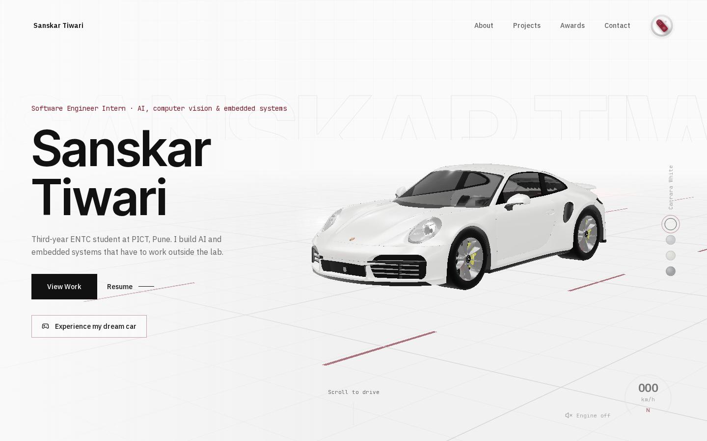 Screenshot of santiwari07.qzz.io